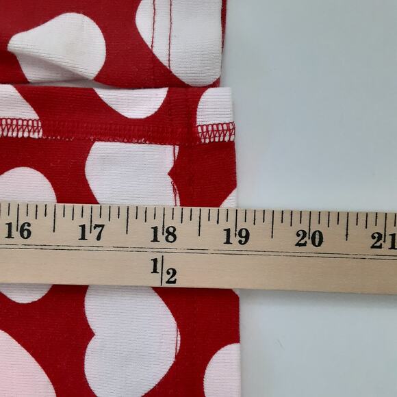 Hanna Andersson Crossover 2 Piece Pajama Set Hearts Red Girls 8 Long Sleeve - Picture 10 of 14